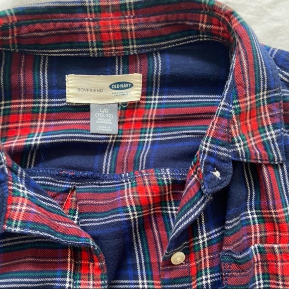 Plaid flannel from old navy - Picture 2 of 2